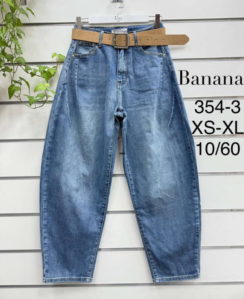Spodnie damskie jeansy Roz XS-XL, 1 Kolor Paczka 10 szt